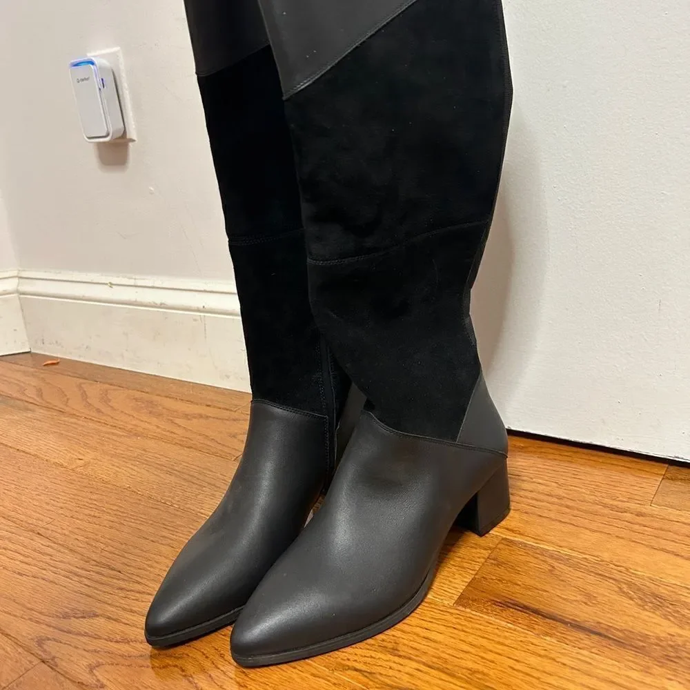 Waterproof over the knee boots